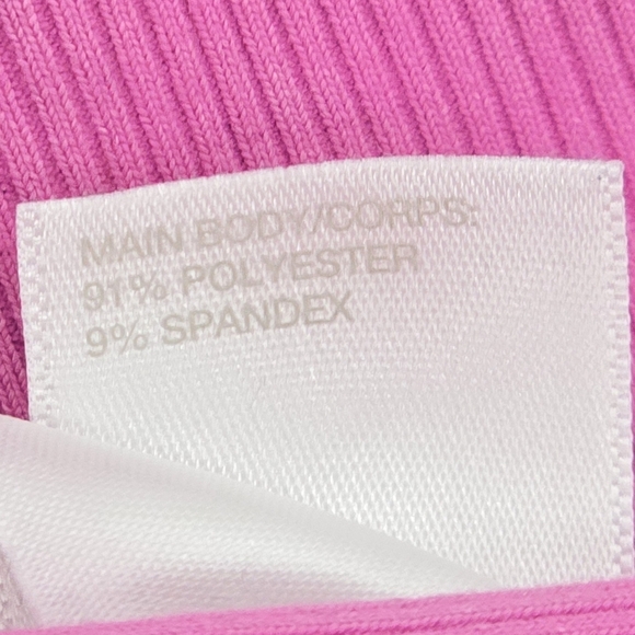 Zella Pink Ribbed Biker Yoga Gym Shorts XS High Waist Stretchy w/ Back Pocket - Picture 12 of 14